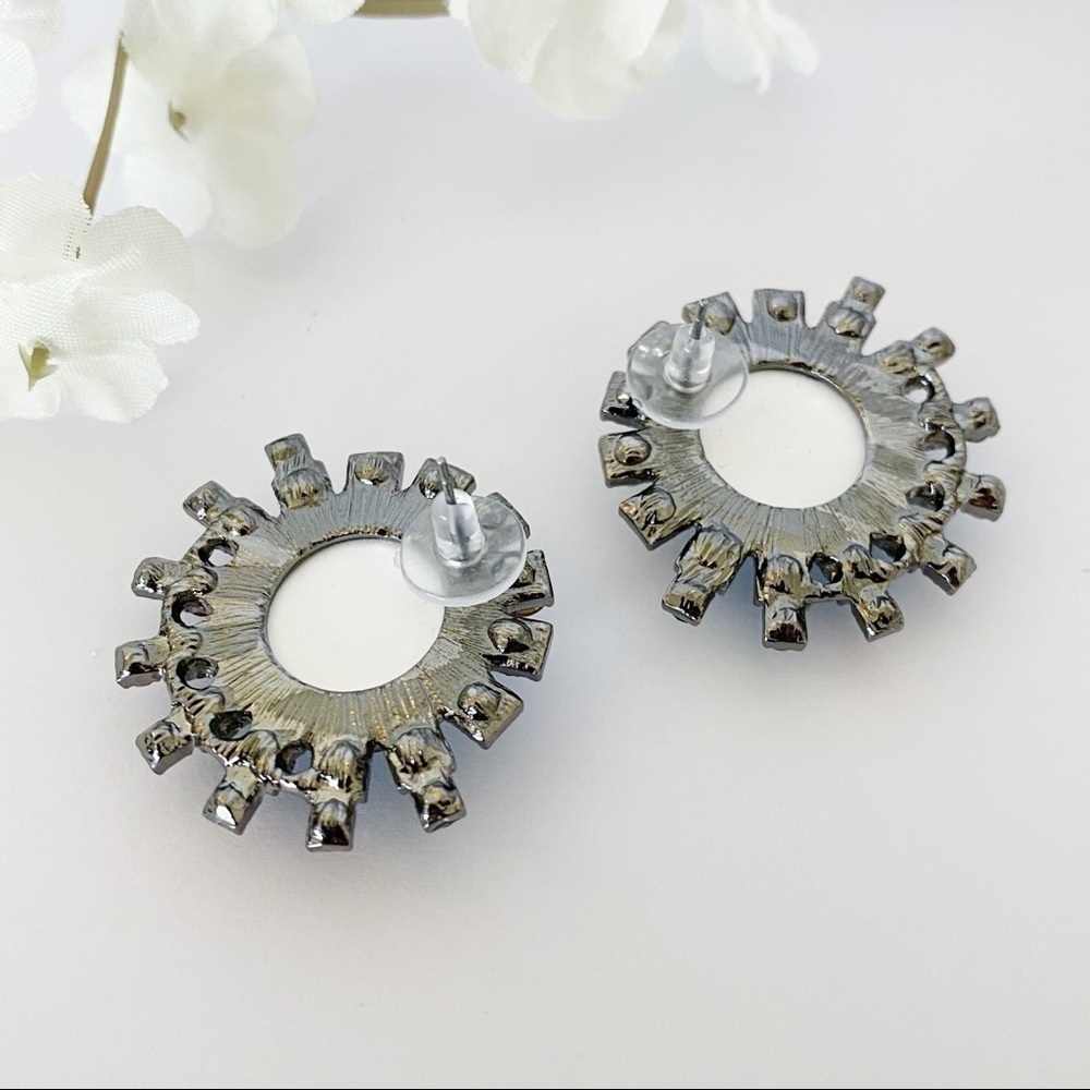 Evil Eye Rhinestone Earrings NEW - Picture 7 of 7